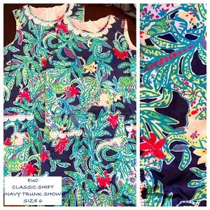 Classic Lilly Pulitzer shift dress in Trunk show.